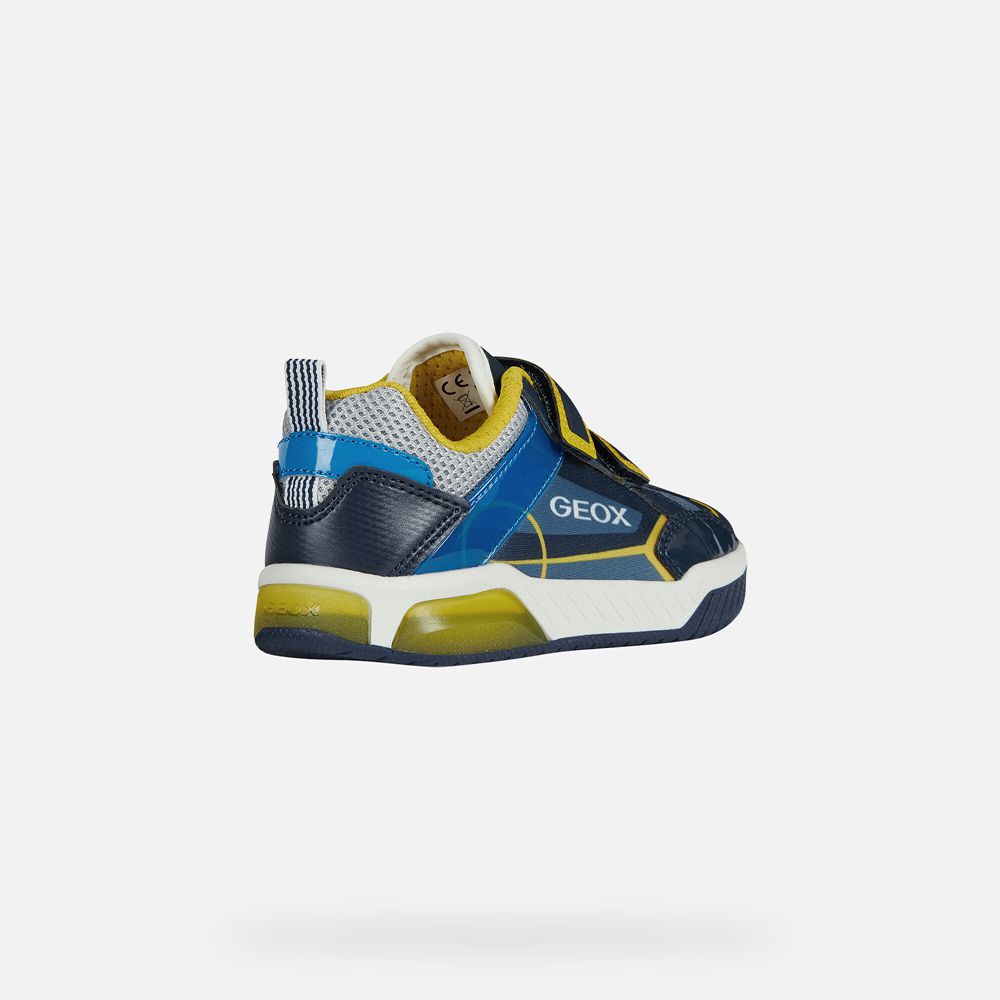 Geox Sneakers Navy/Yellow Inek - Geox Boys Shoes - FYXHPI145